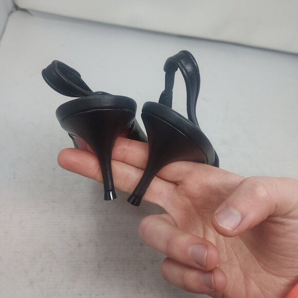 Christian Louboutin Black Sporty Kate Slingback Pump - Picture 11 of 15